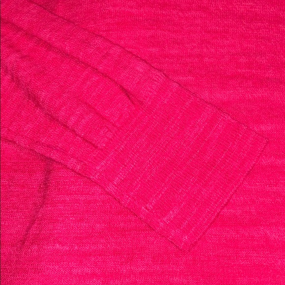 New Loft pink cold shoulder pullover sweater - Picture 6 of 7